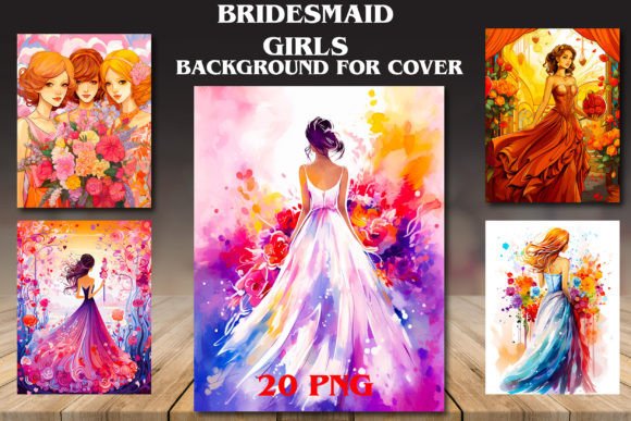 Bridesmaid Girls Backgrounds for Covers: Elevate Your Creative Projects