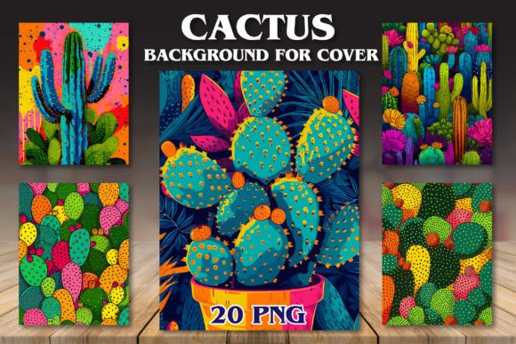 Cactus Backgrounds for Covers: A Desert Oasis for Your KDP Designs