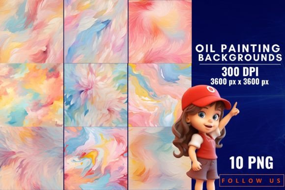 Canvas Elegance: Transforming Digital Projects with Oil Painting Backgrounds