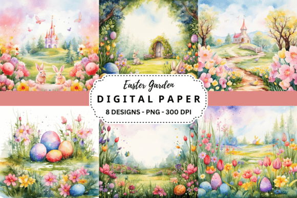 Designing Spring: The Power of Easter Garden Backgrounds