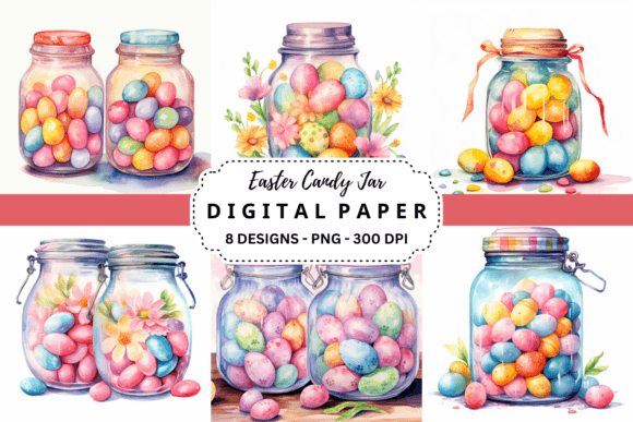Easter Candy Jar Backgrounds: A Designer's Guide