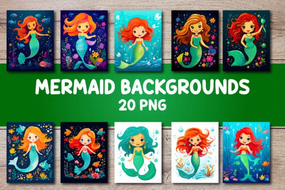 Mermaid Backgrounds for Covers: A Deep Dive into Whimsical Design