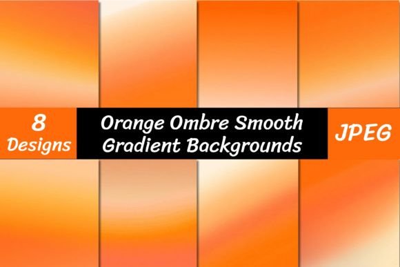 Orange Ombre Smooth Gradient Backgrounds: A Designer's Guide