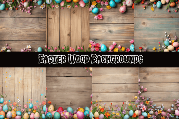 Rustic Charm Meets Spring: The Appeal of Easter Wood Backgrounds