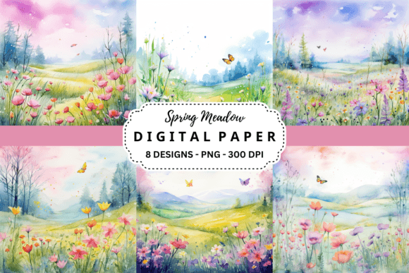 Spring Meadow Backgrounds: Design That Breathes