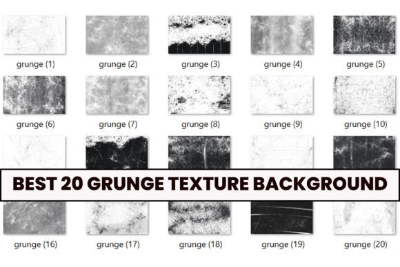 Unleash Raw Authenticity: 50 Grunge Textures in One File