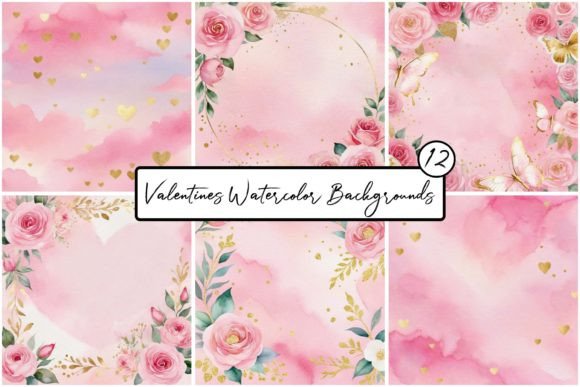 Valentines Watercolor Backgrounds: A Touch of Romance