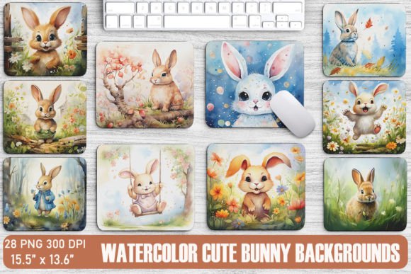 Watercolor Cute Bunny Backgrounds: A Designer's Guide